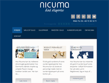 Tablet Screenshot of nicuma.dk